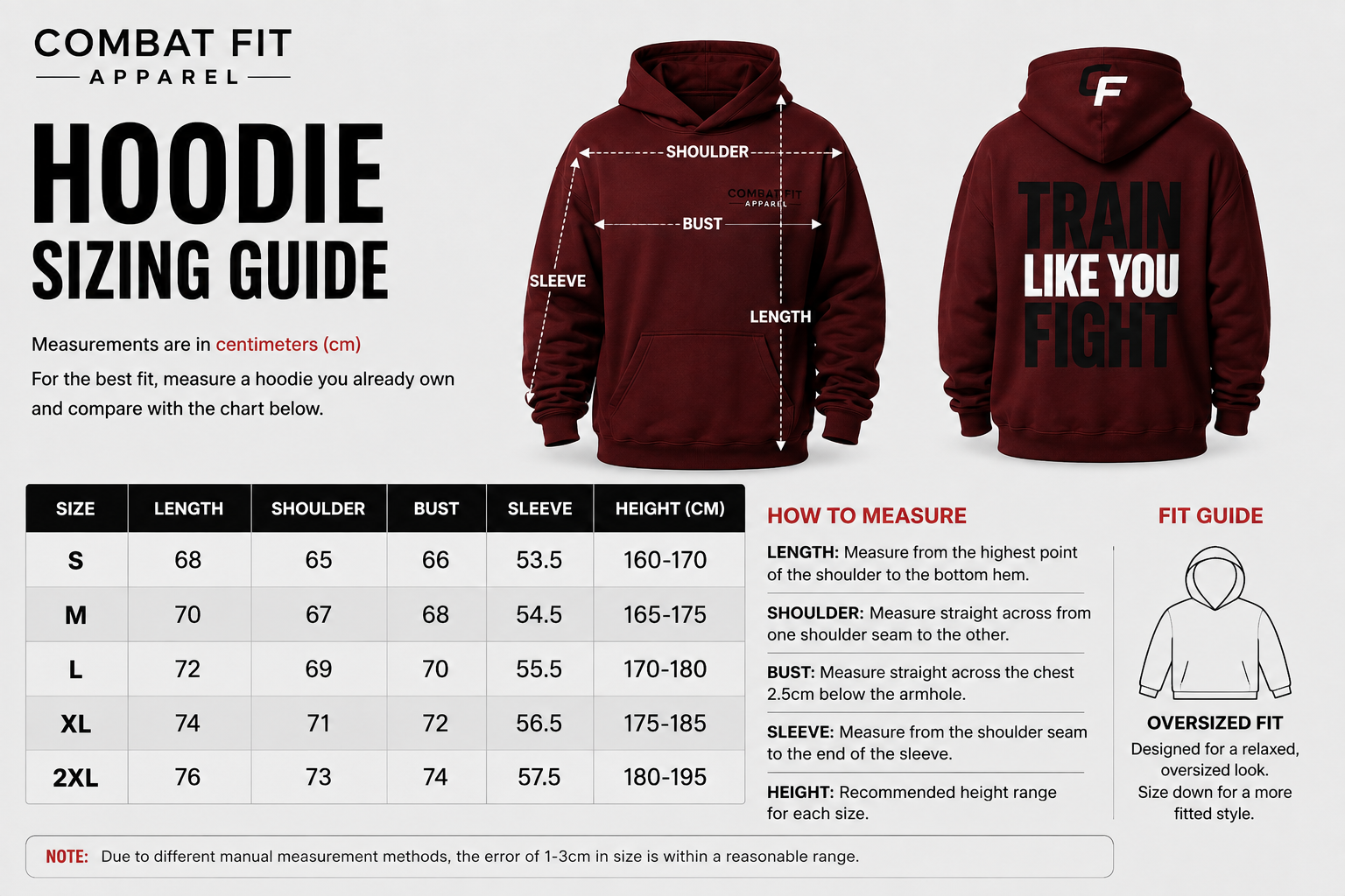 Train Like You Fight Hoodie